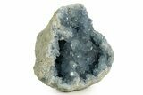 Sparkly, SKy-Blue Celestine (Celestite) Geode - Madagascar #344716-2